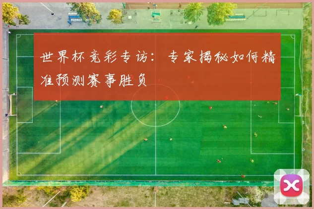 世界杯竞彩专访：专家揭秘如何精准预测赛事胜负