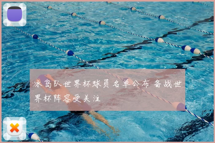 冰岛队世界杯球员名单公布 备战世界杯阵容受关注