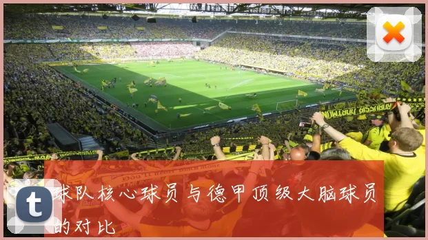 球队核心球员与德甲顶级大脑球员的对比