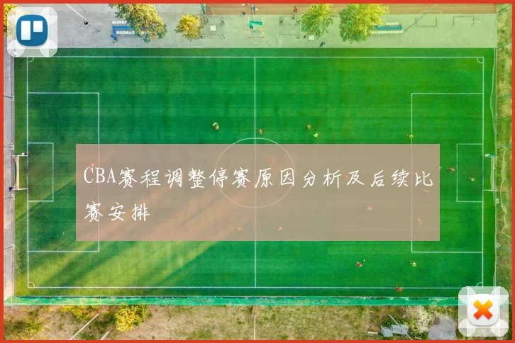CBA赛程调整停赛原因分析及后续比赛安排