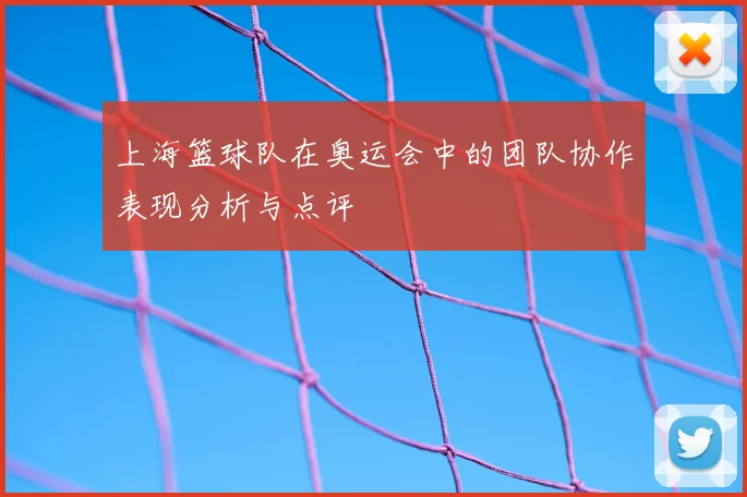 上海篮球队在奥运会中的团队协作表现分析与点评